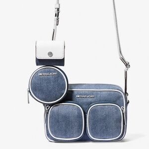 NWT Michael Kors Jet Set DENIM